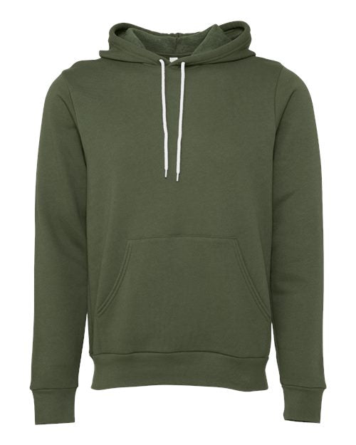 BELLA + CANVAS Unisex Sponge Fleece Hoodie Sweatshirt 3719