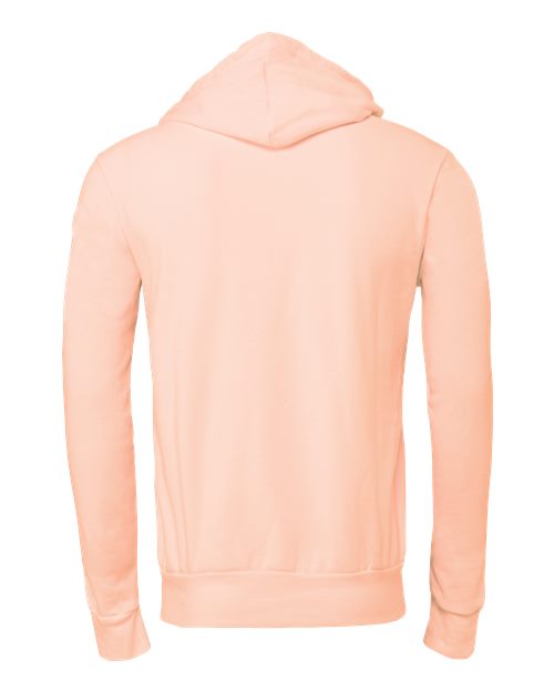 BELLA + CANVAS Unisex Sponge Fleece Hoodie Sweatshirt 3719 - Peach