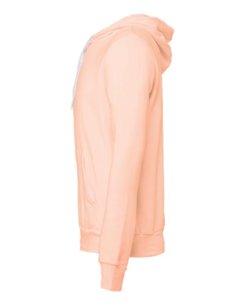 BELLA + CANVAS Unisex Sponge Fleece Hoodie Sweatshirt 3719 - Peach