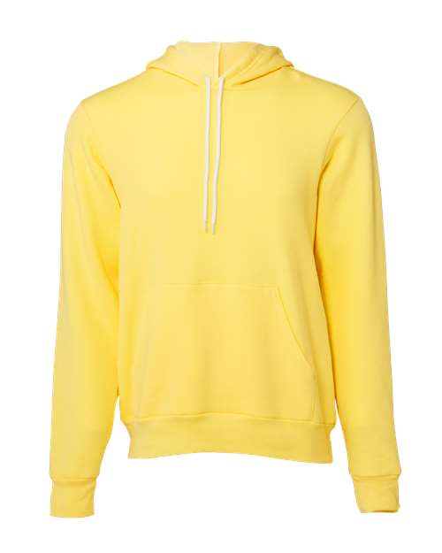 BELLA + CANVAS Unisex Sponge Fleece Hoodie Sweatshirt 3719 - Yellow