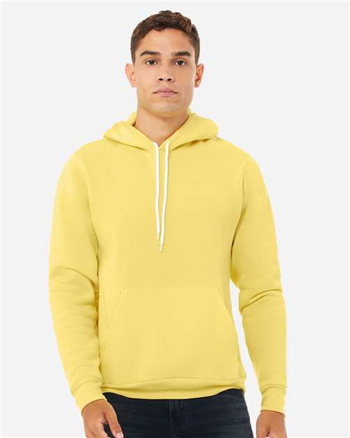 BELLA + CANVAS Unisex Sponge Fleece Hoodie Sweatshirt 3719 - Yellow