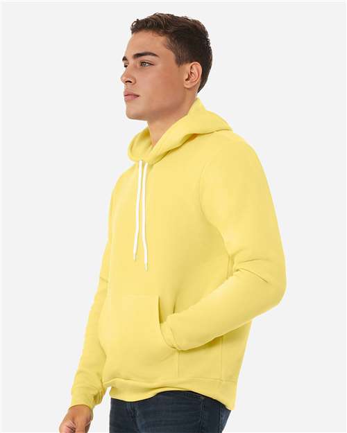 BELLA + CANVAS Unisex Sponge Fleece Hoodie Sweatshirt 3719 - Yellow