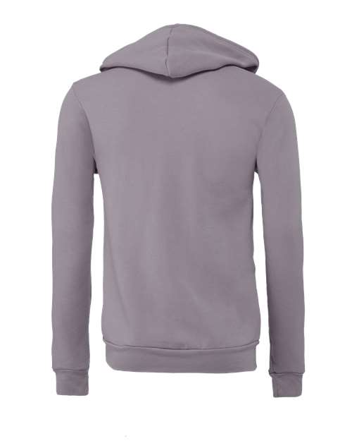 BELLA + CANVAS Unisex Sponge Fleece Full-Zip Hoodie Sweatshirt 3739 - Storm