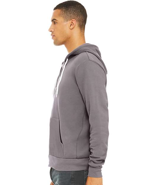 BELLA + CANVAS Unisex Sponge Fleece Full-Zip Hoodie Sweatshirt 3739 - Storm