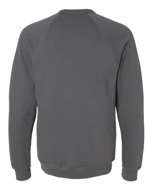 BELLA + CANVAS Unisex Sponge Fleece Raglan Crewneck Sweatshirt 3901 - Asphalt