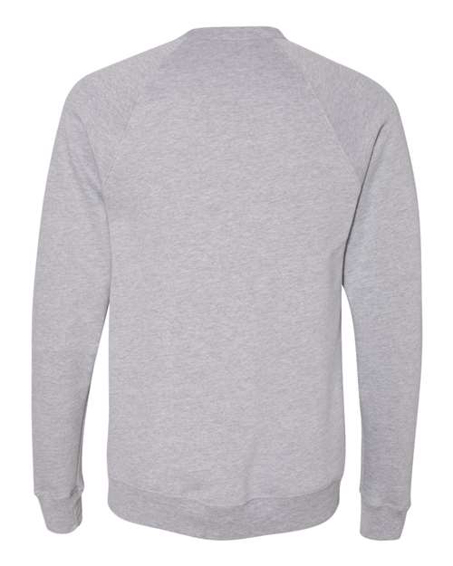 BELLA + CANVAS Unisex Sponge Fleece Raglan Crewneck Sweatshirt 3901 - Athletic Heather