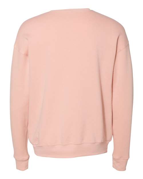 BELLA + CANVAS Unisex Sponge Fleece Drop Shoulder Crewneck Sweatshirt 3945 - Peach