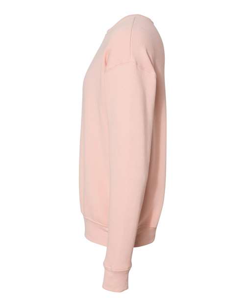 BELLA + CANVAS Unisex Sponge Fleece Drop Shoulder Crewneck Sweatshirt 3945 - Peach