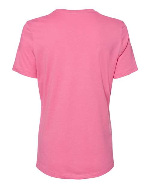 BELLA + CANVAS Women’s Relaxed Jersey Tee 6400 - Charity Pink