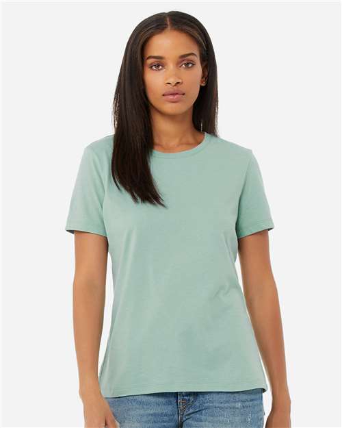 BELLA + CANVAS Women’s Relaxed Jersey Tee 6400 - Dusty Blue