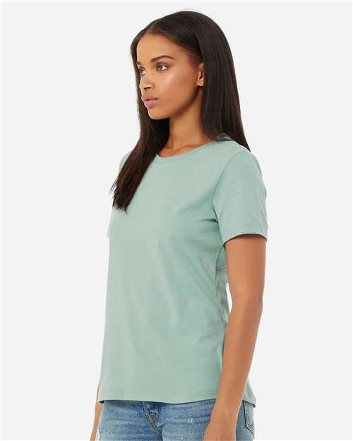 BELLA + CANVAS Women’s Relaxed Jersey Tee 6400 - Dusty Blue