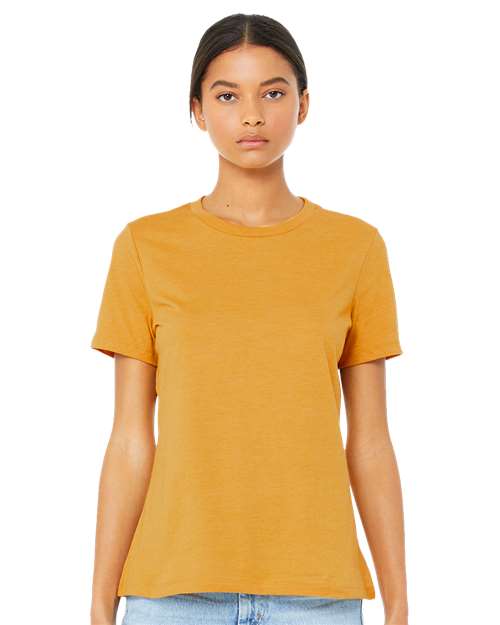 BELLA + CANVAS Women’s Relaxed Jersey Tee 6400 - Mustard