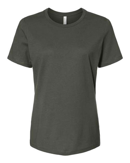 BELLA + CANVAS Women’s Relaxed Jersey Tee 6400 - Military Green