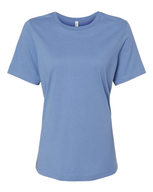 BELLA + CANVAS Women’s Relaxed Jersey Tee 6400 - Carolina Blue