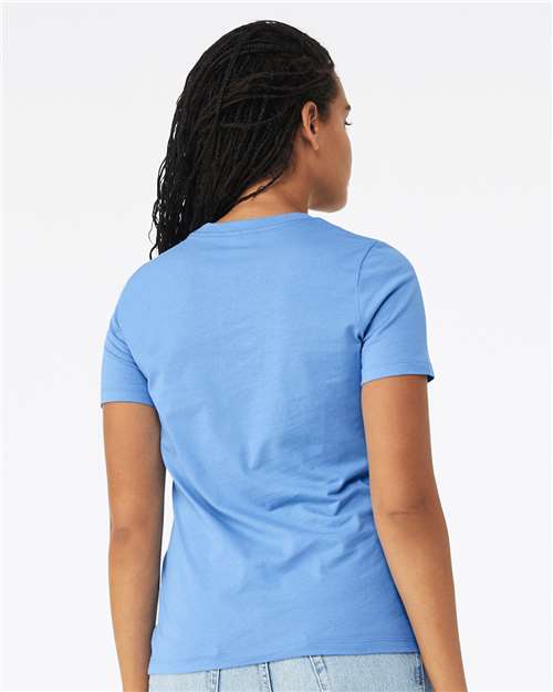 BELLA + CANVAS Women’s Relaxed Jersey Tee 6400 - Carolina Blue