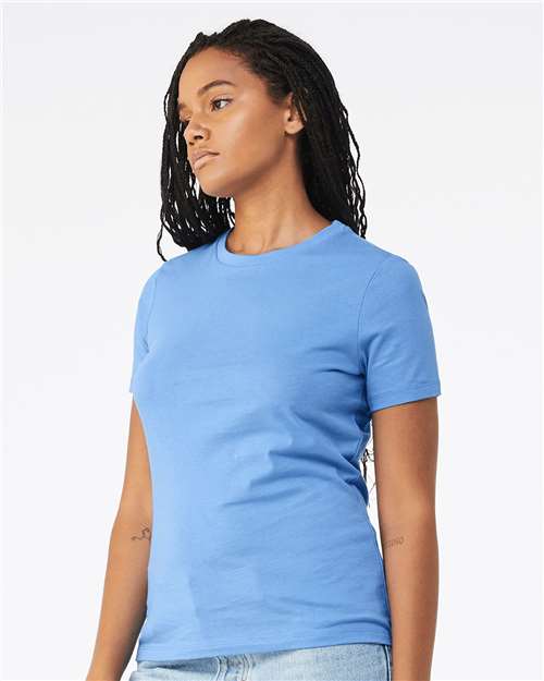 BELLA + CANVAS Women’s Relaxed Jersey Tee 6400 - Carolina Blue