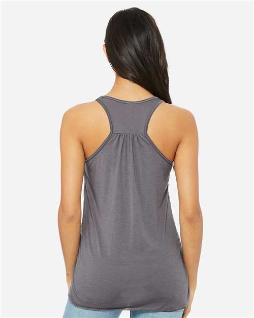 BELLA + CANVAS Women's Flowy Racerback Tank 8800 - Storm