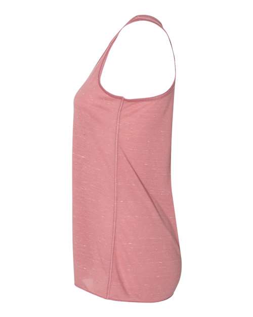 BELLA + CANVAS Women's Flowy Racerback Tank 8800 - Mauve Marble