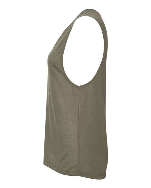 BELLA + CANVAS Women's Flowy Scoop Muscle Tank 8803