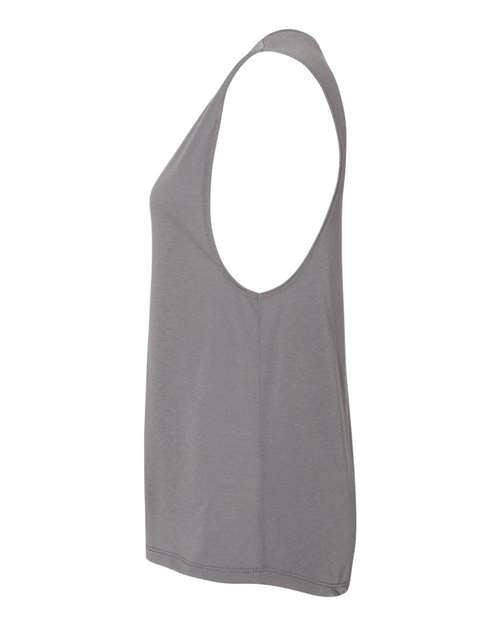 BELLA + CANVAS Women's Flowy Scoop Muscle Tank 8803 - Storm