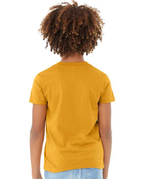 BELLA + CANVAS Youth Jersey Tee 3001Y - Mustard