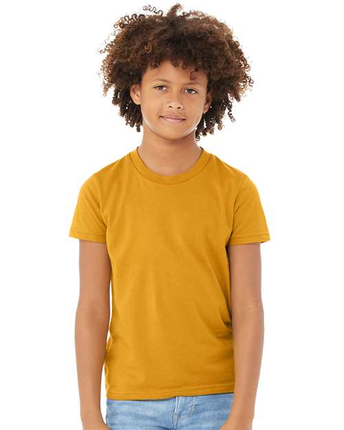BELLA + CANVAS Youth Jersey Tee 3001Y - Mustard