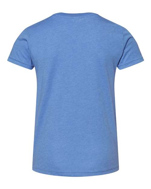 BELLA + CANVAS Youth Jersey Tee 3001Y - Columbia Blue