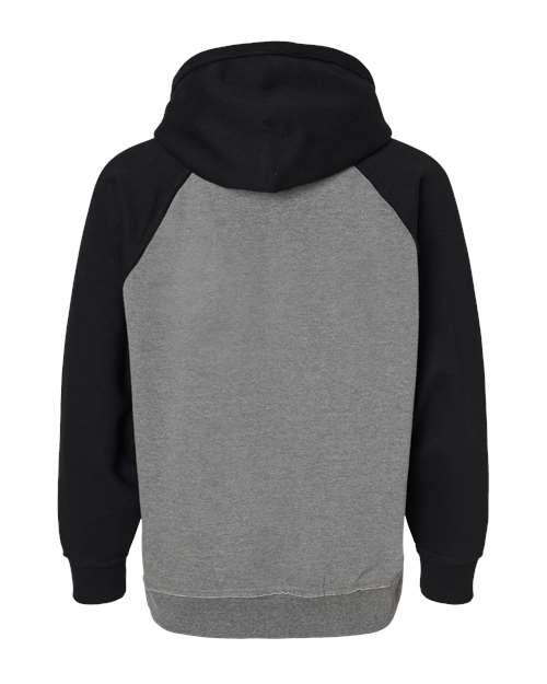 J. America Men's Vintage Heather Hooded Sweatshirt 8885