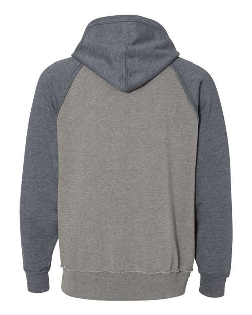 J. America Men's Vintage Heather Hooded Sweatshirt 8885