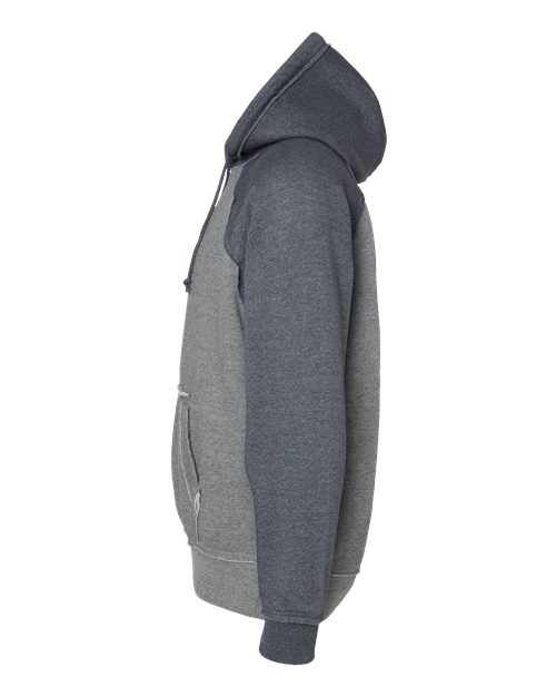 J. America Men's Vintage Heather Hooded Sweatshirt 8885