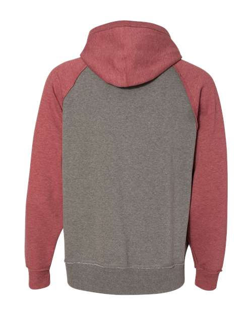 J. America Men's Vintage Heather Hooded Sweatshirt 8885