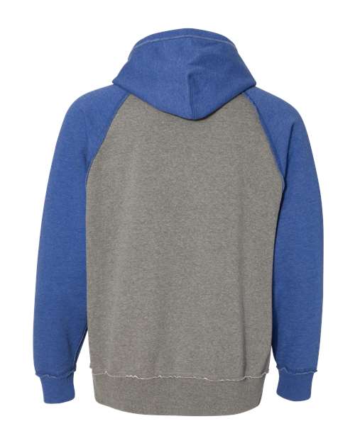 J. America Men's Vintage Heather Hooded Sweatshirt 8885