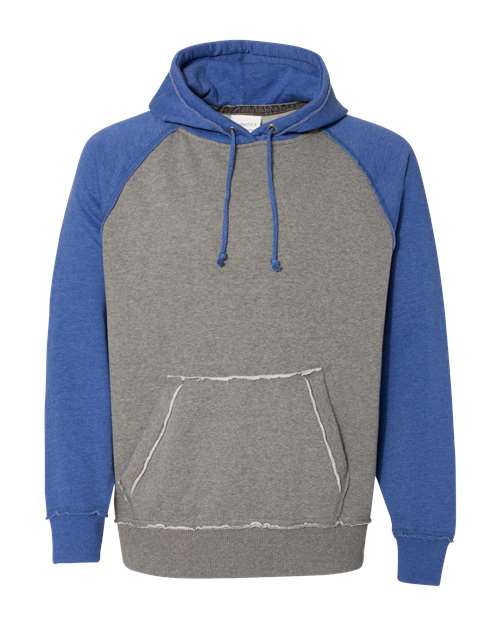 J. America Men's Vintage Heather Hooded Sweatshirt 8885
