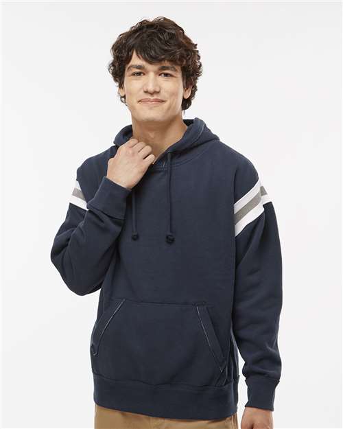 J. America Men's Vintage Athletic Hooded Sweatshirt 8847
