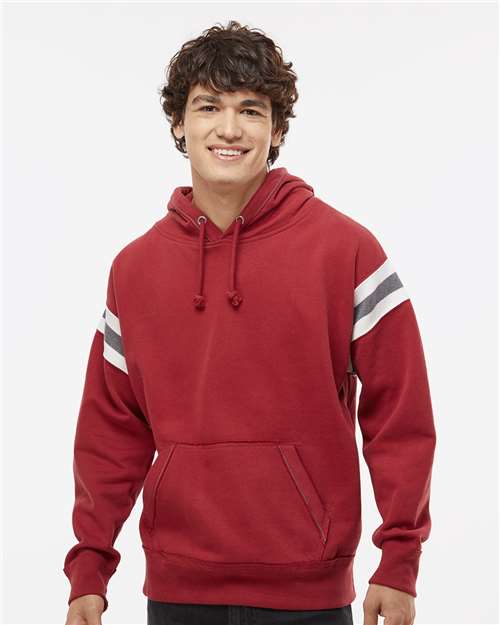 J. America Men's Vintage Athletic Hooded Sweatshirt 8847