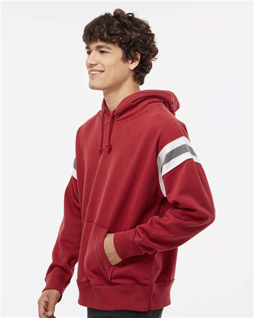 J. America Men's Vintage Athletic Hooded Sweatshirt 8847