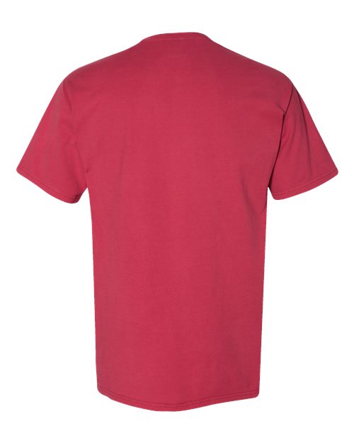 ComfortWash by Hanes Men's Garment-Dyed T-Shirt GDH100 - Crimson Fall