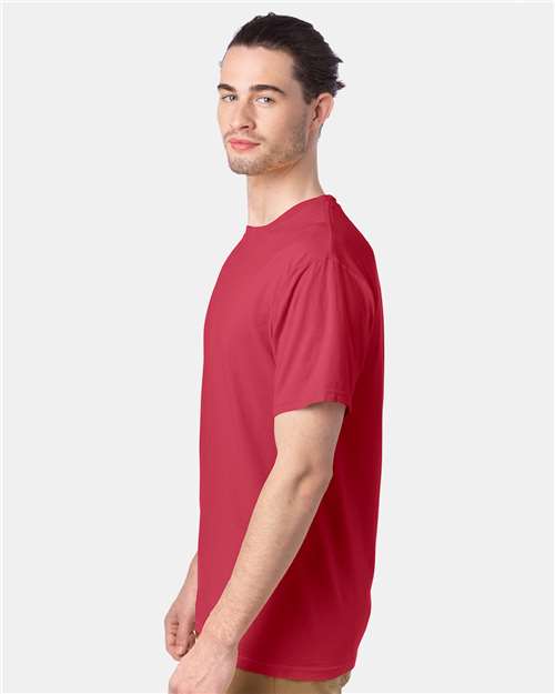 ComfortWash by Hanes Men's Garment-Dyed T-Shirt GDH100 - Crimson Fall