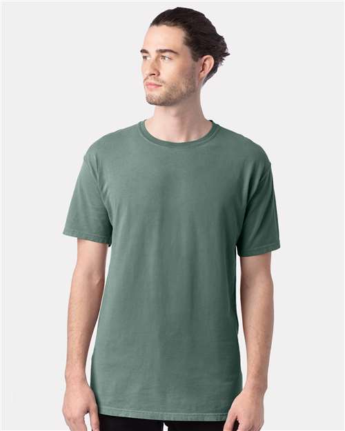 ComfortWash by Hanes Men's Garment-Dyed T-Shirt GDH100 - Cypress Green