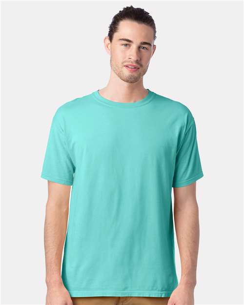 ComfortWash by Hanes Men's Garment-Dyed T-Shirt GDH100 - Mint
