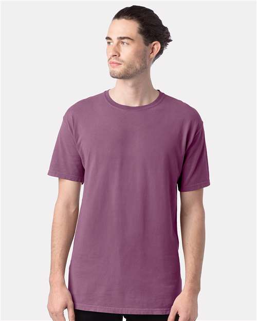 ComfortWash by Hanes Men's Garment-Dyed T-Shirt GDH100 - Purple Plum Raisin