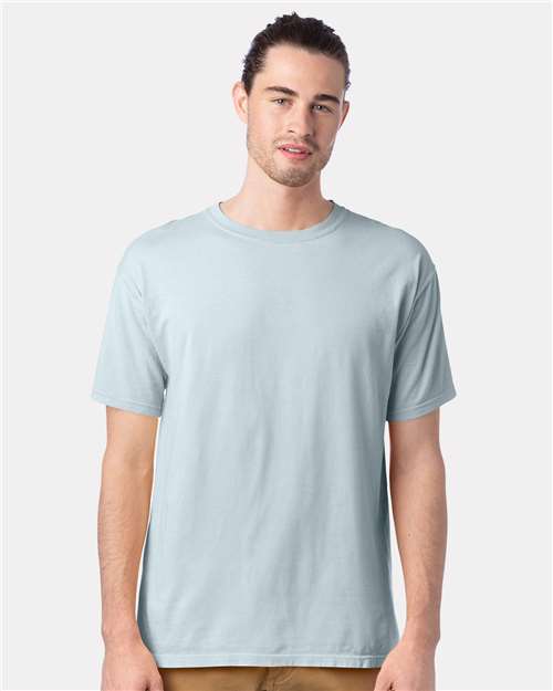 ComfortWash by Hanes Men's Garment-Dyed T-Shirt GDH100 - Soothing Blue