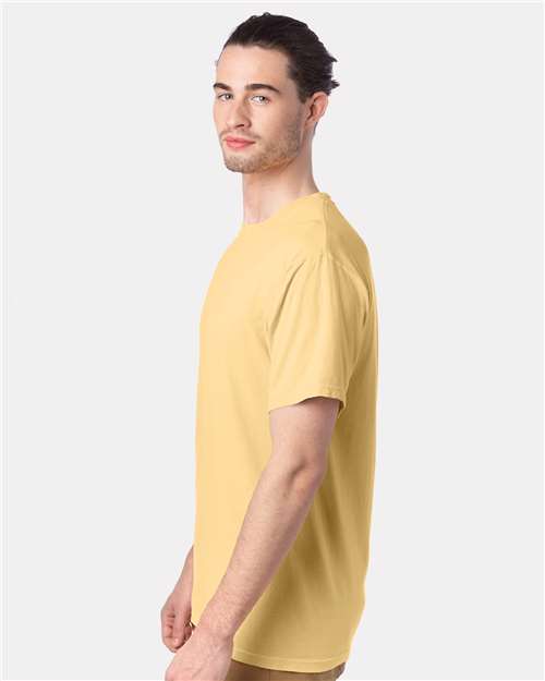 ComfortWash by Hanes Men's Garment-Dyed T-Shirt GDH100 - Summer Squash Yellow