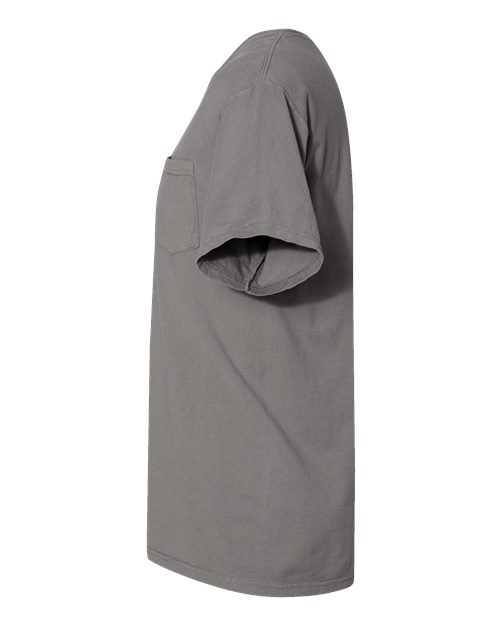 ComfortWash by Hanes Unisex Garment-Dyed Pocket T-Shirt GDH150 - Concrete Grey