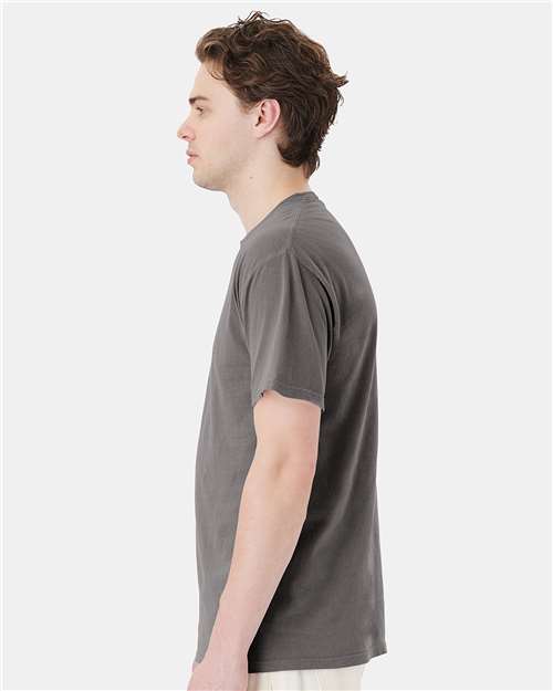 ComfortWash by Hanes Unisex Garment-Dyed Pocket T-Shirt GDH150 - Concrete Grey