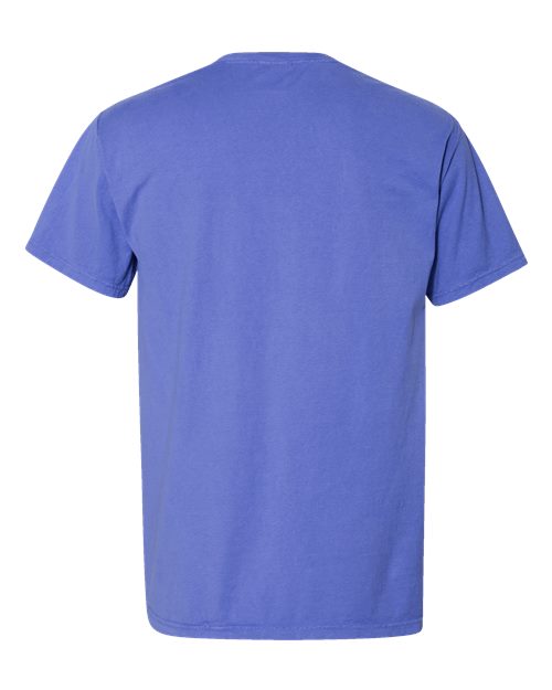 ComfortWash by Hanes Unisex Garment-Dyed Pocket T-Shirt GDH150 - Deep Forte Blue