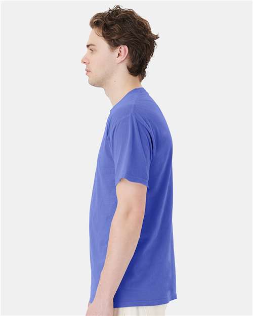 ComfortWash by Hanes Unisex Garment-Dyed Pocket T-Shirt GDH150 - Deep Forte Blue