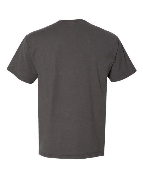 ComfortWash by Hanes Unisex Garment-Dyed Pocket T-Shirt GDH150 - New Railroad Grey