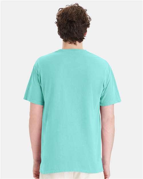 ComfortWash by Hanes Unisex Garment-Dyed Pocket T-Shirt GDH150 - Mint