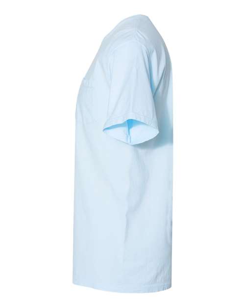ComfortWash by Hanes Unisex Garment-Dyed Pocket T-Shirt GDH150 - Soothing Blue